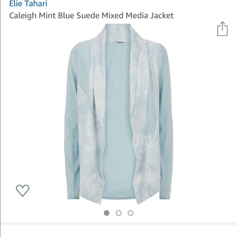Blue Suede Tahari cardigan xs